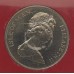 ISLE OF MAN 1975 . TWENTY FIVE 25 PENCE . COMMEMORATIVE COIN . MANX CAT